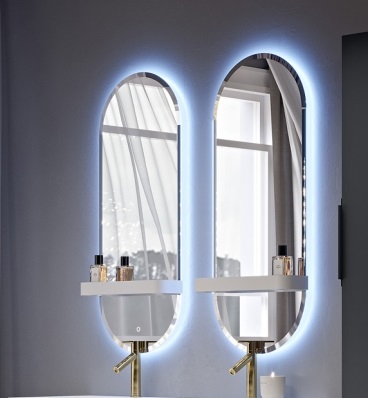 Зеркало со встроенной LED подсветкой ЗЕРКАЛА 45x110  45095 CEZARES