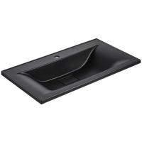 Раковина из искусственного камня Mia  VCB-3M900B 900х450х140 цвет матовый черный Vincea