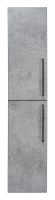 ROCK - 35 Пенал левый подвесной светло-серый Brevita