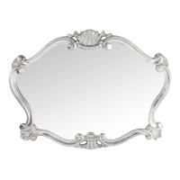 Зеркало фигурное H69xL92xP3,3 cm, серебро
