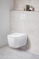 Унитаз подвесной безободковый VT1-28 белый 510х350х360 VINCEA