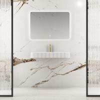 Раковина Solid Surface, подвесная VWB-6SG75MW 750х460х120 белый матовый Vincea