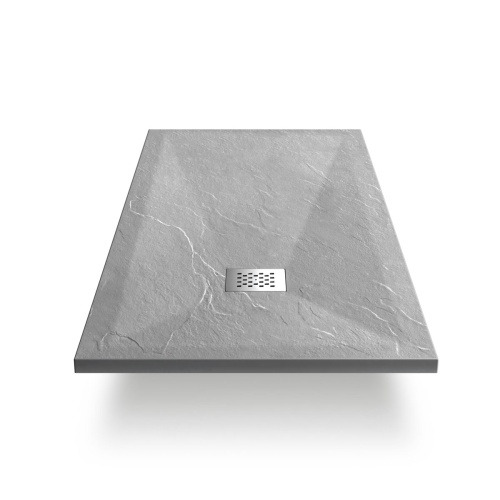 Поддон для душа из искуственного камня квадратный / прямоугольный VST-4SR1010G цвет серый Vincea