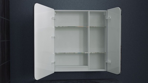 Зеркало-шкаф с подсветкой, правый ART&MAX VERONA AM-Ver-800-800-2D-R-DS-F ART&MAX