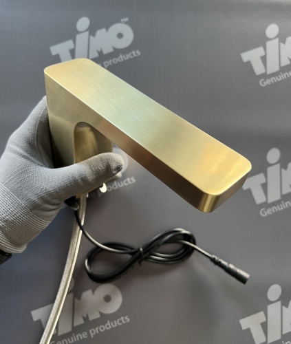 Смеситель для раковины сенсорный Timo Torne 4313/17F золото матовое