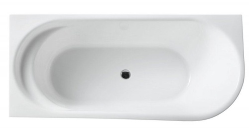 Угловая, овальная акриловая ванна 1500x780x600 BB410-1500-780-L BELBAGNO