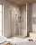 Душевой уголок, радиальный RELAX-304-R-2-100-C-BORO 1000x1000x2000 Cezares