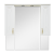 Амбра -100 зеркало-шкаф (свет) белое