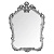 Зеркало фигурное "Retro" H84xL59xP3,9 cm, серебро